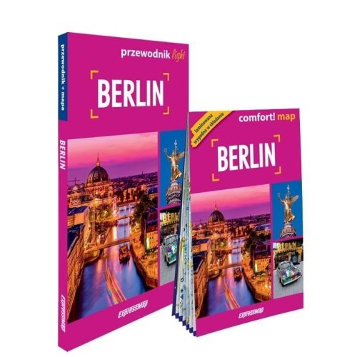 Berlin light: przewodnik + mapa w.2025