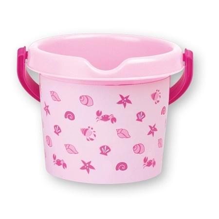 Wiaderko do piasku Sea Shell różowe