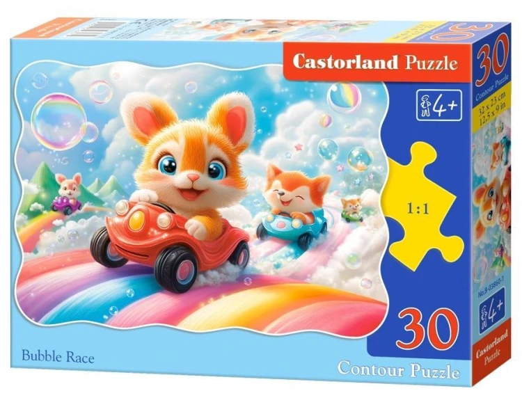Puzzle 30 Bubble Race CASTOR, Castorland