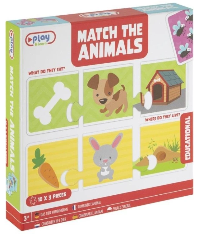 Dopasuj pary Zwierzęta, Grafix