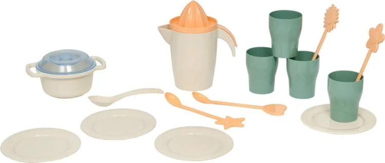 Zestaw naczyń śniadaniowych, Plasto