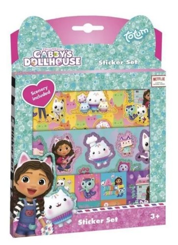 Zestaw naklejek Koci Domek Gabi, Grafix