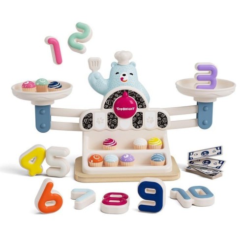 Głodny Miś - Waga szalkowa Montessori, TopBright