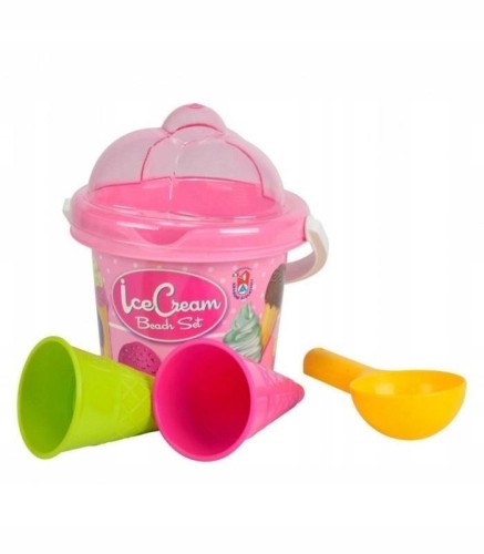 Mini zestaw lodowy różowy 4el, Androni Giocattoli