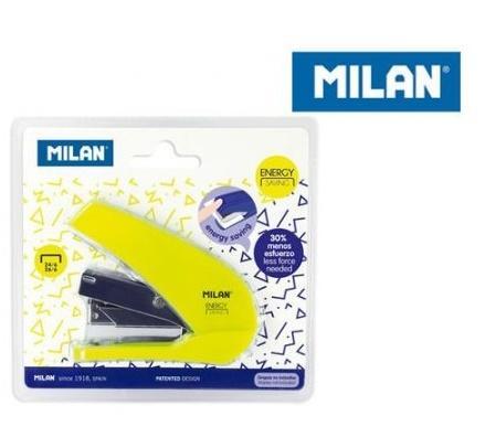 Zszywacz 9cm Energy Saving żółty MILAN, MILAN