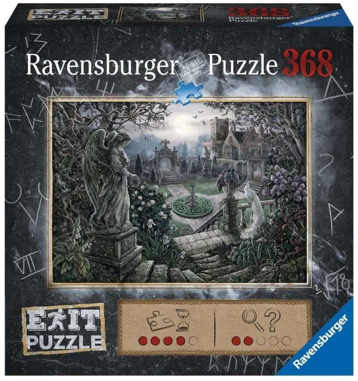 Puzzle 368 EXIT Północ w ogrodzie, Ravensburger