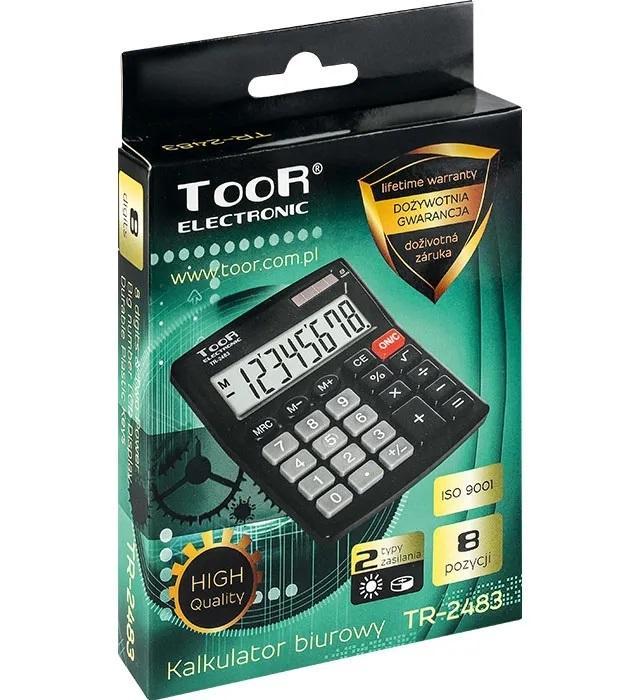 Kalkulator biurowy 8-pozycyjny TR-2483 TOOR, TOOR