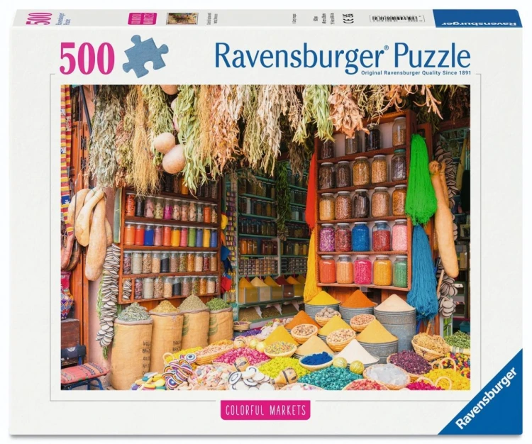 Puzzle 500 Colorful Spices, Morocco, Ravensburger