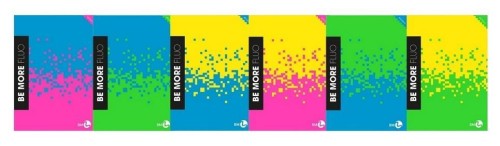 Zeszyt A4/96k linia Be More Fluo (10szt)