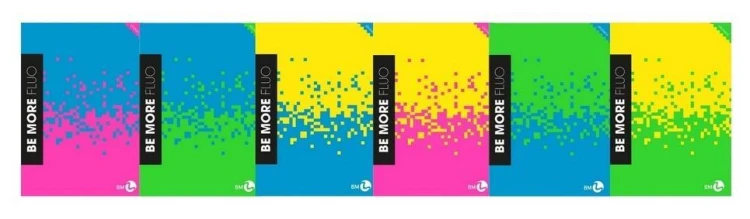 Zeszyt A4/96k linia Be More Fluo (10szt)