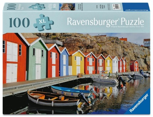 Puzzle 100 Colorful Houses, Ravensburger