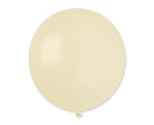 Balony pastel kość słoniowa 48cm 25szt