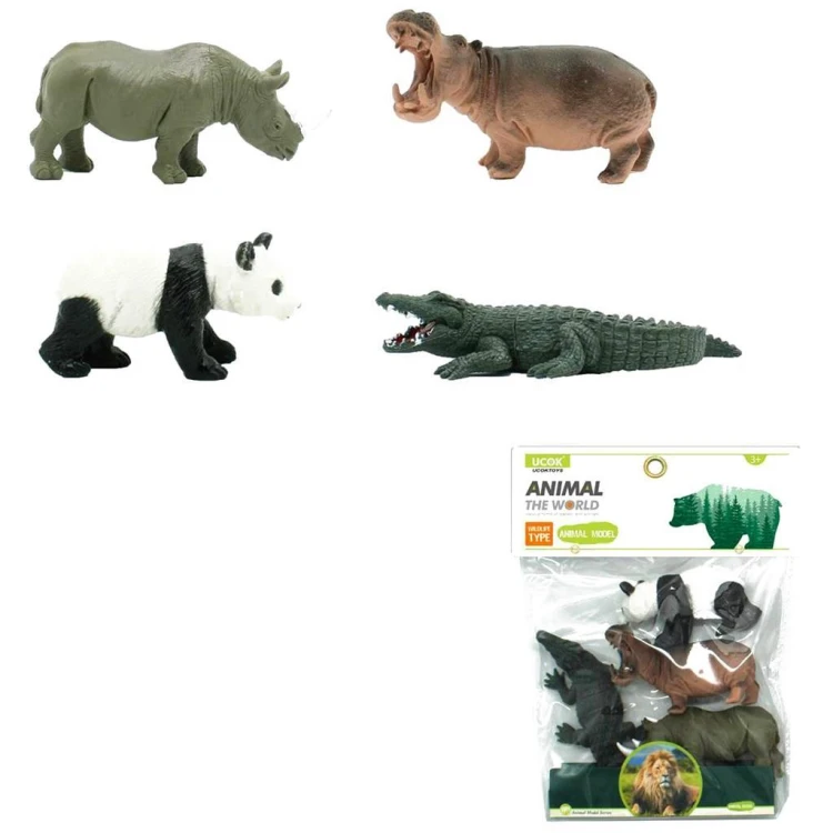 Zwierzęta zoo 4szt, Trifox