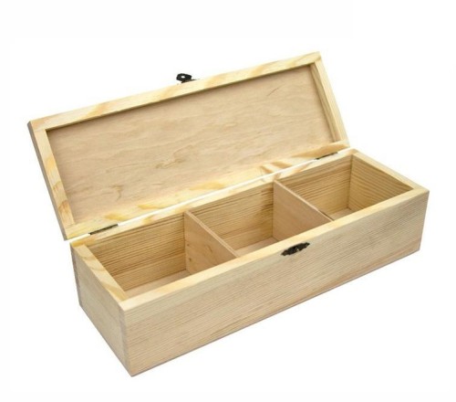 Pudełko drewniane z zamkiem 30x10x8cm, Rosa