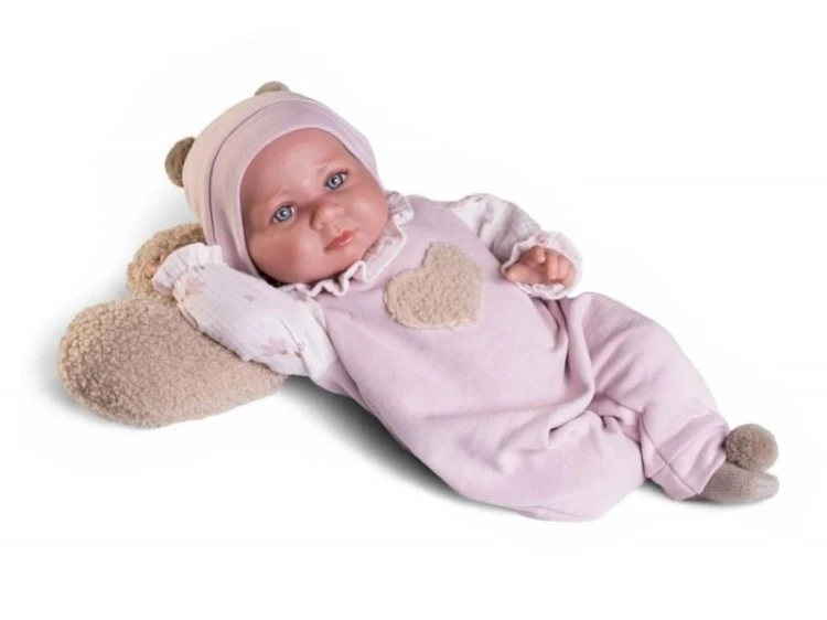 Lalka hiszpańska Luca z poduszką serduszkiem 42cm