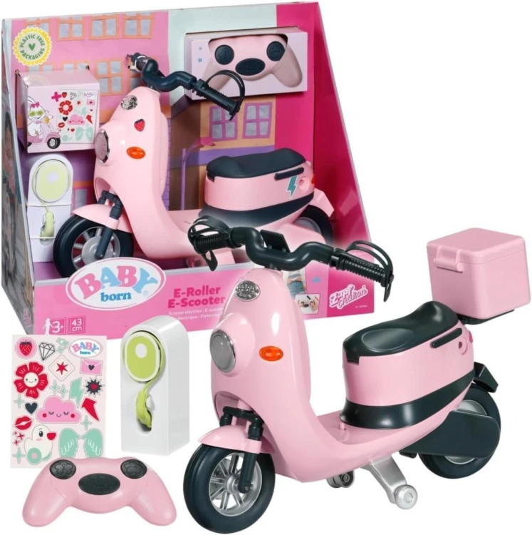 Baby born E-Scooter R/C dla lalki, MGA