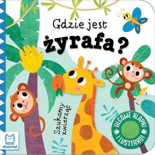 Szukamy zwierząt. Gdzie jest żyrafa? Filcowe...