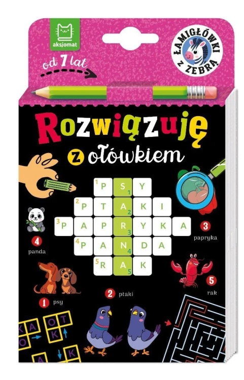 Rozwiązuję z ołówkiem. Łamigłówki z zebrą