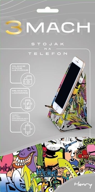 3MACH Stojak na telefon - Graffiti, Henry