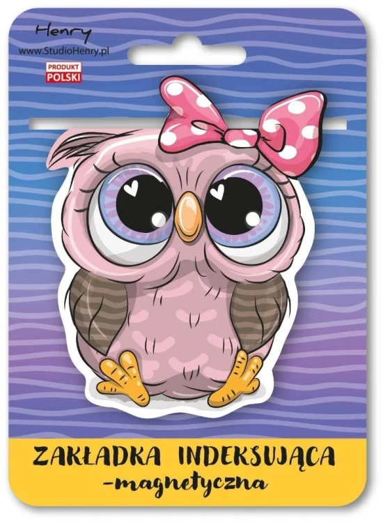 Zakładka magnetyczna - Sowa adult, Henry