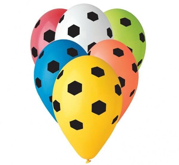 Balony premium Piłka nożna 31cm 5szt