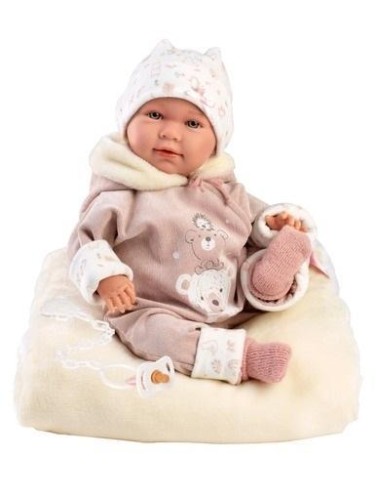 Lalka bobas Lala z podusią 42cm, Llorens