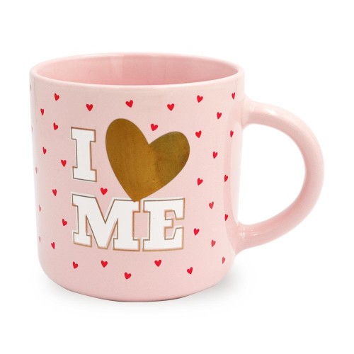 Kubek Q Past Elle I love me, Kukartka