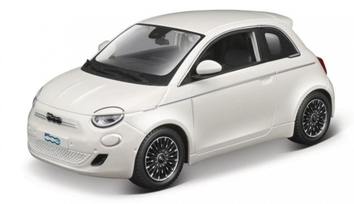 Fiat 500E 2023 White, BBurago