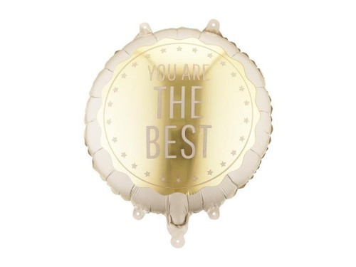 Balon foliowy pastylka You Are The Best 35x35cm