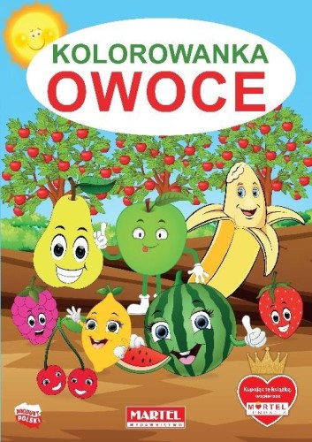 Kolorowanka Owoce, praca zbiorowa