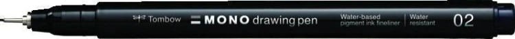 Cienkopis Mono drawing pen czarny 02 0.3mm, Tombow