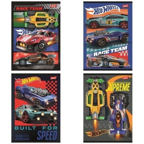 Zeszyt A5/32k kratka Hot Wheels (15szt), UNIPAP