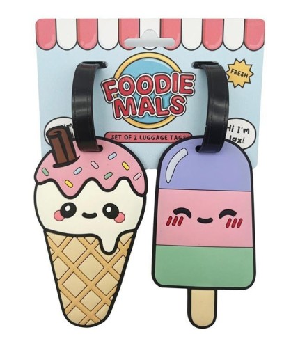 Zawieszki bagażowe - lody na patyku Foodiemals 2sz
