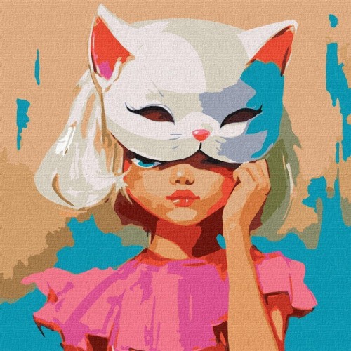 Malowania po numerach - Miau 50x50cm, Ideyka