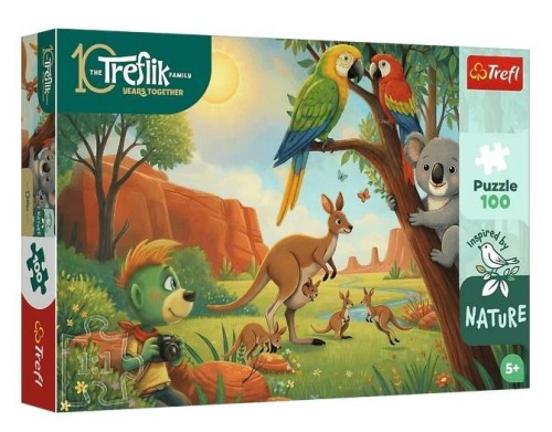 Puzzle 100 Inspired By Nature - Koala i kangury