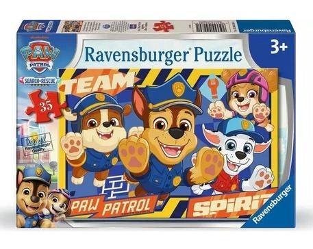 Puzzle 2D 35el Psi Patrol Drużyna, Ravensburger