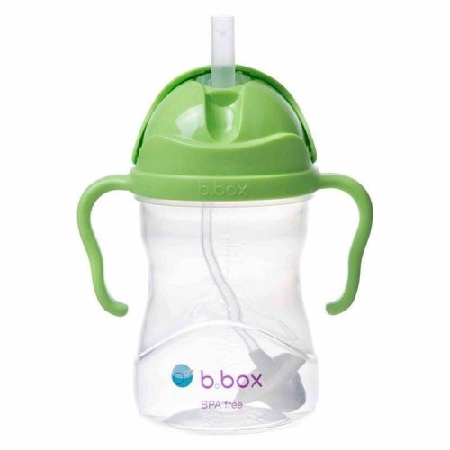 Bidon ze słomką jabłkowy 240ml, B.box for kids