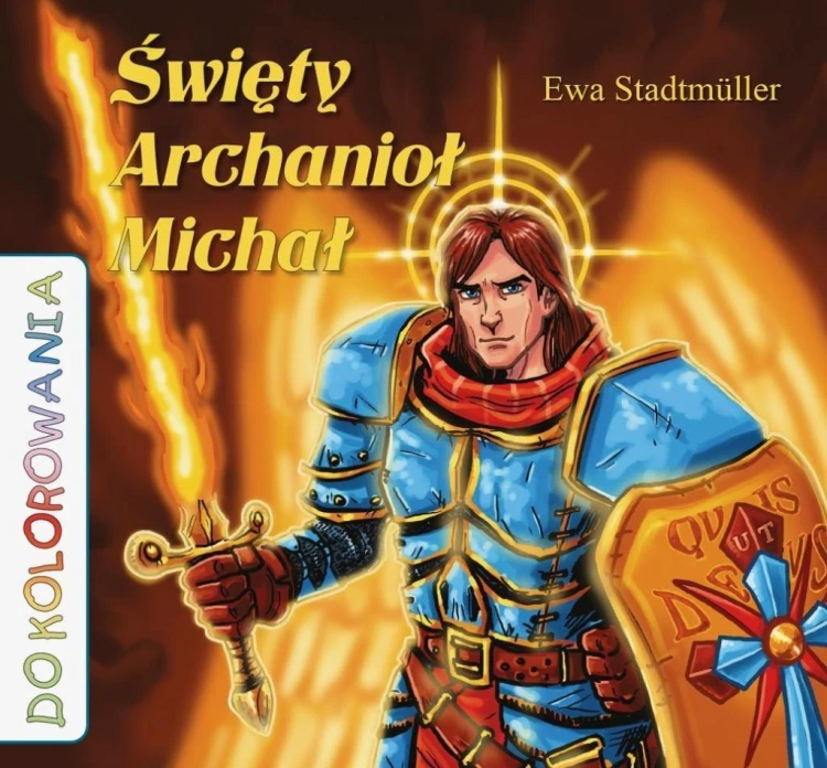 Święty Archanioł Michał - kolorowanka