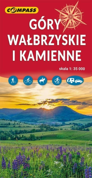 Mapa - Góry Wałbrzyskie i Kamienne 1:35 000