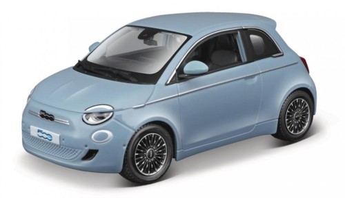 Fiat 500E 2023 Met. Blue, BBurago