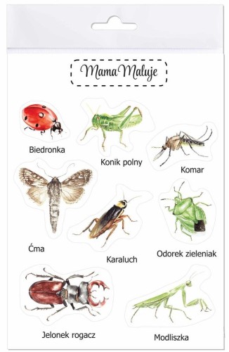 Naklejki duże Owady 1, Mama Maluje