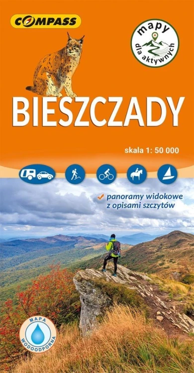 Mapa turystyczna - Bieszczady 1:50 000 w.2026