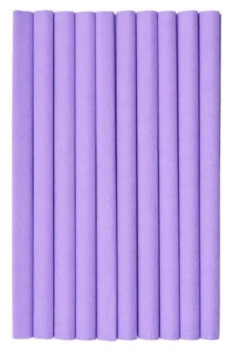 Bibuła marszczona liliowa 10szt 50x200cm HERLITZ