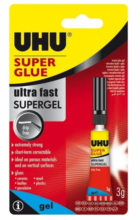 Klej Super Glue Gel 3g UHU, UHU