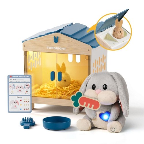 Zabawka interaktywna Mummy Bunny 36m+, TopBright