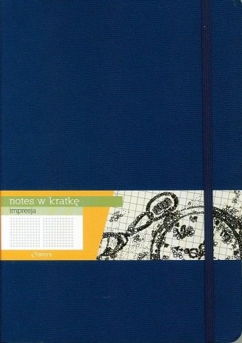 Notes B5 Kratka Impresja Granatowy ANTRA, Antra