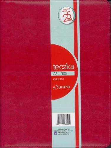 Teczka A5 705 czerwona, Antra