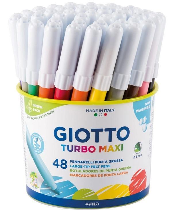 Flamastry Turbo Color 48 kolorów GIOTTO, Giotto