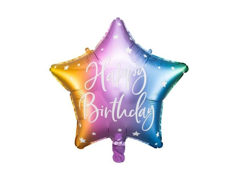Balon foliowy Happy Birthday 40cm