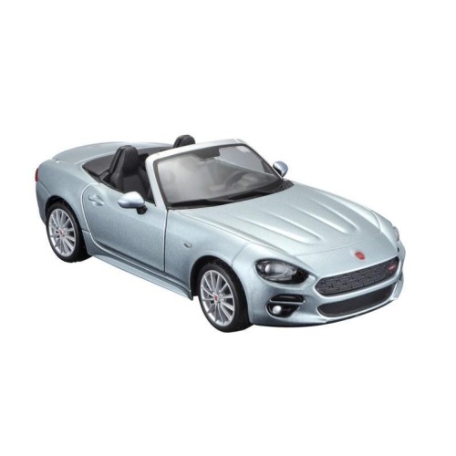 Fiat 124 Spider Silver 1:24 BBURAGO, BBurago
